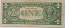 Authentic 1957B Series, $1 SILVER CERTIFICATE, C. DOUGLAS DILLON, Blue Seal, United States