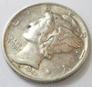 Authentic 1941P MERCURY SILVER DIME $.10, Philadelphia Mint, 90 Percent Silver, Discontinued United States