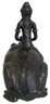 Vintage FIGURE On A TOAD, Possibly Bronze, Solid, Approx 3.5' Tall