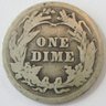 Authentic 1911P BARBER Or LIBERTY SILVER DIME $.10, Philadelphia Mint, 90 Percent Silver, United States