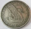 Authentic PORTUGAL Issue Coin, Dated 1965 , Five 5 ESCUDOS, Copper Nickel Content