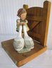 Set Of 2! Vintage GOEBEL HUMMEL Figurines, Hand Painted BOOKENDS, Nicely Detailed, Appx 6' Tall