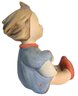 Signed M J HUMMEL Figurine, Hand Painted 'JOYFUL' Nicely Detailed, Made In GERMANY, Approx 4.25' Tall