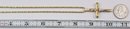Vintage CRUCIFIX CROSS Pendant, Rope Chain, 14K GOLD, Aprrox 17'