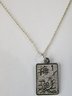 Vintage TIFFANY & Co Necklace, ELSA PERETTI Design In Sterling .925 Silver, Includes REMBRANDT MAH JONG Charm