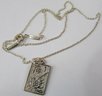 Vintage TIFFANY & Co Necklace, ELSA PERETTI Design In Sterling .925 Silver, Includes REMBRANDT MAH JONG Charm