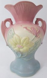 Vintage HULL Art Pottery, FLOWER Vase, PASTEL Matte Glaze Finish,  Appx 6.5,' Made In USA