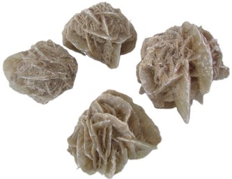 Lot Of 4 Pieces! Natural DESERT ROSE? Crystals, Unverified, Irregular Shape, Approximately 529g