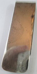 Signed TIFFANY, Contemporary MONEY CLIP, Smooth Clean Design, Sterling .925 Silver Construction