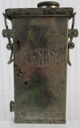 Vintage TENAX Brand, Metal CANNISTER CONTAINER, Approx 6.5' X 3.5'
