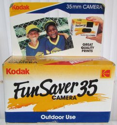 Vintage KODAK Brand, Disposable FUN SAVER 35 Film CAMERA, Circa 1993, Approx 4.5'