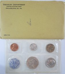 SET Of 5 COINS! Authentic 1963P PROOF Set, Uncirculated, 90 Percent SILVER Franklin Half, United States