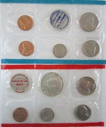 SET Of 10 COINS! Authentic 1970PDS MINT SET Brilliant Uncirculated, Kennedy, Washington, United States
