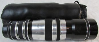 Vintage HEINZ KILFITT Brand, Camera LENS With Case, Approx 12' Long & 2.75' Diameter