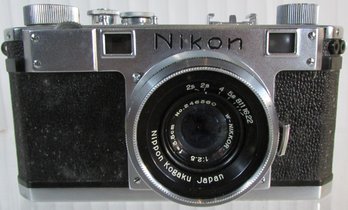 Vintage NIKON KOGAKU Brand, Film CAMERA With Lens, Made In Japan, Approx 5.5' X 3'