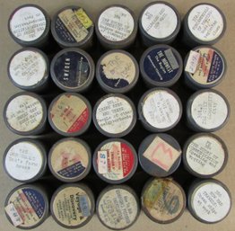 Lot Of 25! Vintage Informational FILM MOVIES, Each In Metal Cannister