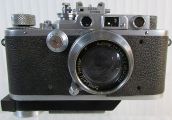 Vintage LEICA Brand, Film CAMERA, Approximately 5 1/2' X 3 1/2'