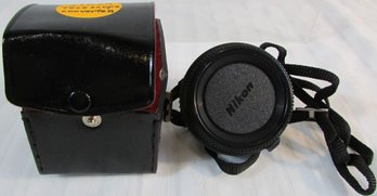 Vintage NIKON Brand, LENS SCOPE CONVERTER & Case, Appx 2.5' Diameter