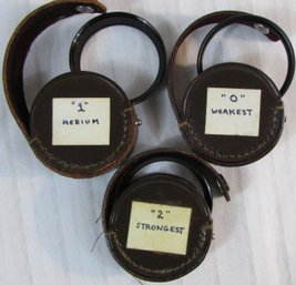 SET Of 3! Vintage NIKON Brand, Camera FILTERS With Individual Cases