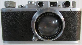 Vintage LEICA Brand, Film CAMERA, Approximately 5.25' X  2.75'