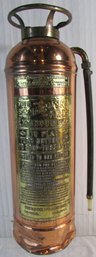 Vintage BUFFALO FIRE APPLIANCE Co. Brand, Polished COPPER & BRASS Finish, Approx 23.5' X 7' Diameter