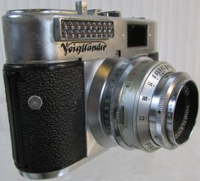 Vintage VOIGTLANDER Brand, VITO BL Film CAMERA, With Case,  Approximately 4.5' X 3.25'