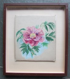 Vintage Botanical Wall Art, Tree PEONY Flower, Approx 16.5' X 15' Nicely Framed
