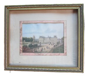 Vintage Victorian Afternoon Themed Print, Approx 12' X 10,' Framed