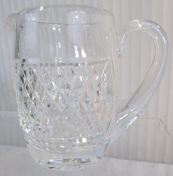 Signed WATERFORD Lead Crystal, Handled CREAMER, Approx 4' Tall