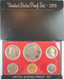 SET Of 6 COINS! Authentic 1976S MIRROR PROOF SET, Uncirculated, EISENHOWER $1, San Francisco, United States
