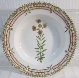 RARE! Vintage ROYAL COPENHAGEN Dinnerware, FLORA DANICA Saxifraga Aizoides L. Pattern, Approx 5 3/4'