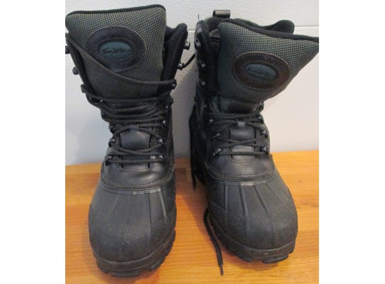 Quality THOM McAN Brand, SNOWMOBILE BOOTS, Basic BLACK, Size 8