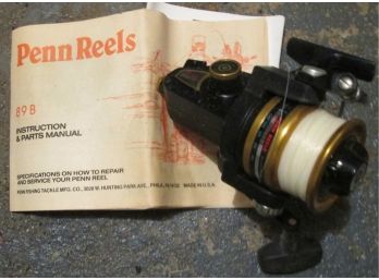 Vintage FISHING REEL, PENN Brand, Appears Good Condition
