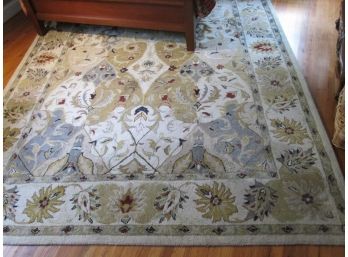 HOME DECORATORS Contemporary Rectangular AREA RUG, Approximately 11' X 8' NEUTRAL Tonal Pattern
