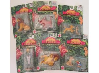 Full SET Of 6, Vintage DISNEY'S Brand The LION KING Action Figures, New With Tags