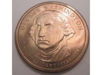 Commemorative, Authentic 2007P GEORGE WASHINGTON DOLLAR $1.00 Lettered Edge, United States