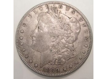 Authentic 1899O MORGAN SILVER Dollar $1.00, 90 Percent SILVER, United States