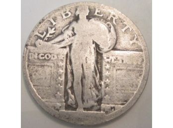 Authentic STANDING LIBERTY SILVER QUARTER Dollar $.25 United States