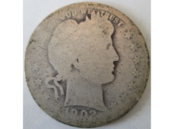 Authentic 1902P BARBER Or LIBERTY SILVER QUARTER $.25 United States