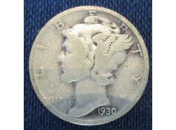 Authentic 1930S MERCURY SILVER DIME $.10 United States