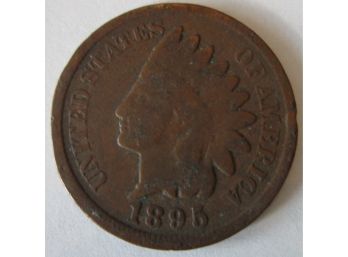 Authentic 1895P INDIAN Cent Penny $.01, United States