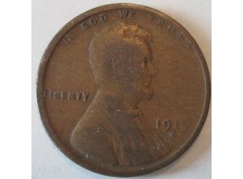 Authentic 1919S LINCOLN Cent WHEAT Penny $.01, United States