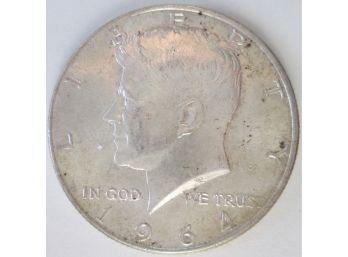 First Year Issue, Authentic 1964P KENNEDY SILVER Half Dollar $.50 United States