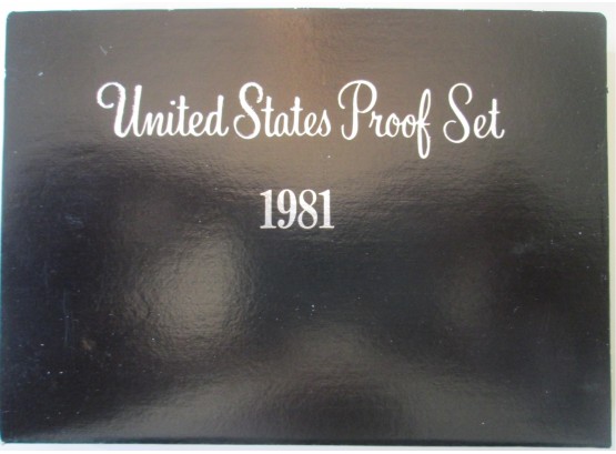 SET Of 6 COINS! Authentic 1981S PROOF SET, Uncirculated, SUSAN ANTHONY $1, United States