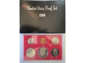 SET Of 6 COINS! Authentic 1980S PROOF SET, Uncirculated, SUSAN ANTHONY $1, United States