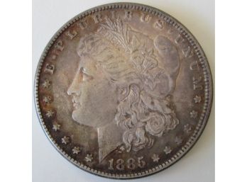Authentic 1885P MORGAN SILVER Dollar $1.00, 90 Percent SILVER, United States