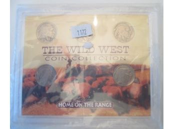 Sealed SET Of 5 COINS! Authentic BUFFALO NICKELS $.05, Am Historic Society, United States Type Coin