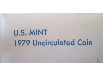 SET Of 12 COINS! Authentic 1979P & D MINT SET Brilliant Uncirculated, SBA, Kennedy, Washington, United States