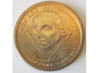 Commemorative, Authentic 2007P GEORGE WASHINGTON DOLLAR $1.00 Lettered Edge, United States