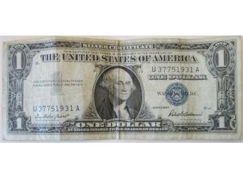 Authentic 1957 Series, $1 SILVER CERTIFICATE, Robert Anderson, United States